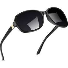IOYGLASSES Polarized Sunglasses For Women | Vintage Square Sunglasses With UV400 Protection | Women's Wrap-Around Sunglasses - Multicolor - View 17