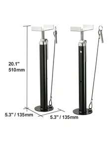 RV Slide Out Support Jacks, 5000 Lbs Capacity Each Slide Out Stabilizer, Adjusts From 20"-48" Camper Slide Out Support Jacks, Heavy-Duty Slideout Stabilizers For RV, Camper And Travel Trailer - Black - View 10