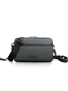 Adjustable Crossbody Bag For Men, Hands-Free Daily Commute, Convenient Travel Companion, Dual-Use Shoulder & Hand Carry, Large Capacity Chest Bag, PU Leather, Multi-Functional, Lightweight & Durable, Best Gift For Boyfriend - Multicolor - View 4