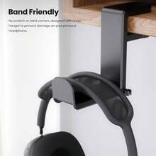 Desk-Mounted Clamp Hook, Headphone Stand And Hanger With Adjustable Height And Rotating Clamp - Space-Saving Desktop Stand With Cable Management, Headphone Hanger And Storage Rack, Desktop Organizer. - Multiple Styles - View 3