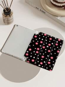 Pink Daisy, Heart Protective Case Compatible With IPad Air 4/5 10.9 Inch, IPad 7/8/9th 10.2 Inch, IPad 10th Generation,With Built-In Pencil Slot,Supports Automatic Sleep/Wake Lid,Compatible With Samsung Tab S6 10.4 Inch, Tab A9 11 Inch, Kindle Paperwhite 12th Gen 2024,Ins Glitter Style Case, Valentine's Day, New Year Gift - Multicolor - View 6