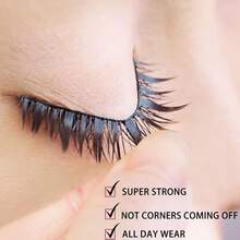 Transparenter Wimpernkleber - wasserfester gestreifter Wimpernkleber mit den Vitaminen A, C und E, langanhaltender Wimpernkleber - Verschiedenfarbig - Übersicht 7