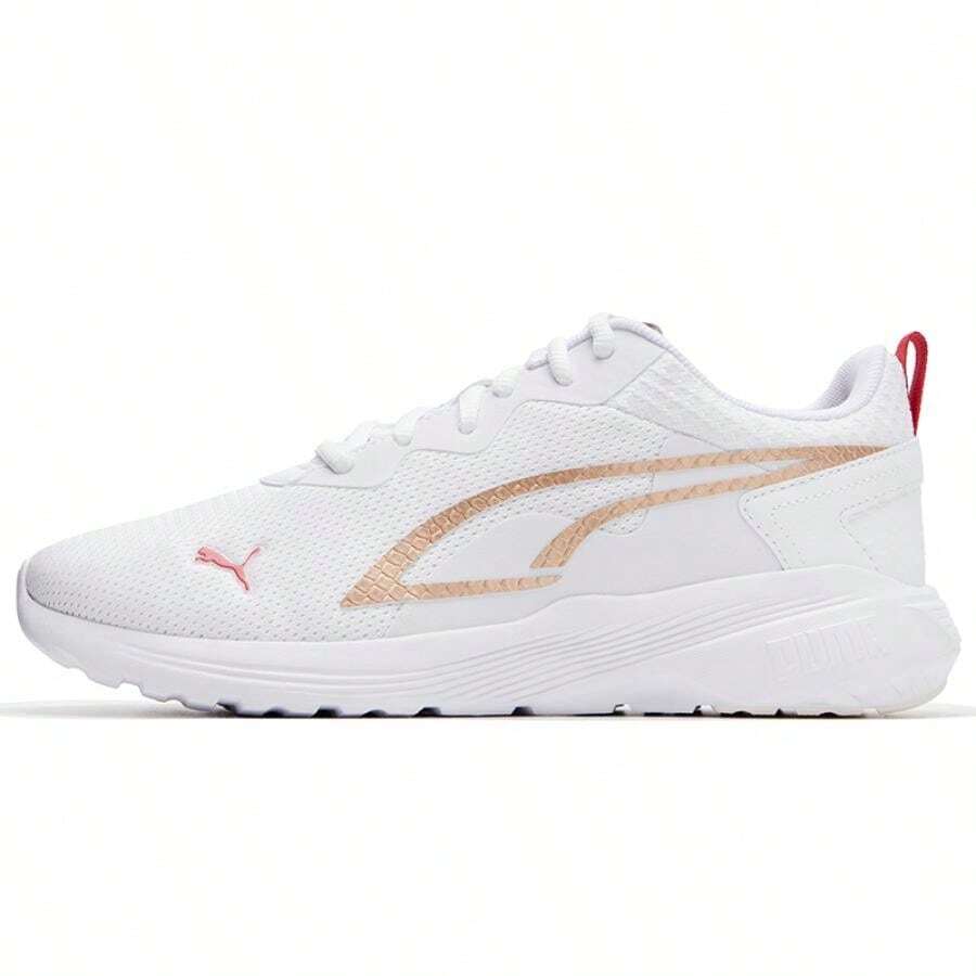 Puma Men & Women Casual Shoes, Comfortable All-Day Active Dragon Year Lightweight Casual Sneakers 395245-01 - Puma White-gold-red - View 1