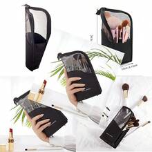 Bolsa Organizadora de Brochas de Maquillaje de Alta Capacidad, Soporte Portátil para Brochas, Ideal para Viajes y Profesionales - como en la foto - Ver 3