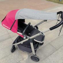 1件装婴儿推车遮阳篷，婴儿车遮阳罩，推车遮阳板，防紫外线，夏季 - 彩色 - 查看 3