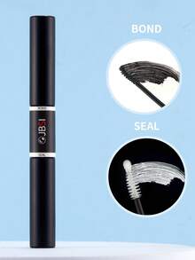 1pc Black Lash Glue 2-In-1 Adhesive & Sealer, 6ml Strong Hold Fast Drying Eyelash Extension Glue, Latex Free Waterproof Lash Glue For Clusters, Gentle On Sensitive Eyes DIY Home Use - Black - View 5