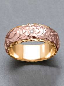 1 chiếc nhẫn đá Cubic Zirconia xinh xắn dành cho nữ, thích hợp làm quà tặng Ngày Valentine, đám cưới, kỷ niệm hoặc dự tiệc. - Nhiều màu - Xem 2