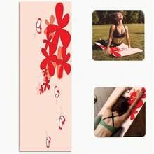 1pc 71*22inch Yoga Mat, Various Patterns Available, Non-Slip & Durable, Extra Wide & Thick, Suitable For Home Use, Fitness, Beginner Yoga Training - Multicolor - View 9