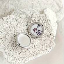 Photo Pendant Necklace Personalized Commemorative Necklace Commemorative Necklace Anniversary Gift - Multicolor - View 7