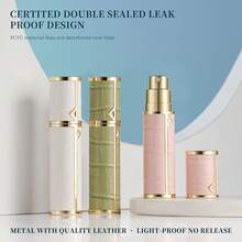 5ml Mini Refillable Perfume Atomizer, Portable Travel Cologne Dispenser (Black) - màu đen - Xem 2