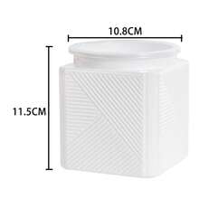 Square Self-Watering PET Planter, Large Capacity, Creative Design To Promote Healthy Growth, Great Gift For Garden Enthusiasts - Square - View 9