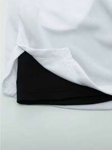 Men's 2-In-1 Compression Shorts For Gym, Fitness, And Martial Arts Training. Suitable For Workouts And Training. - trắng - Xem 5