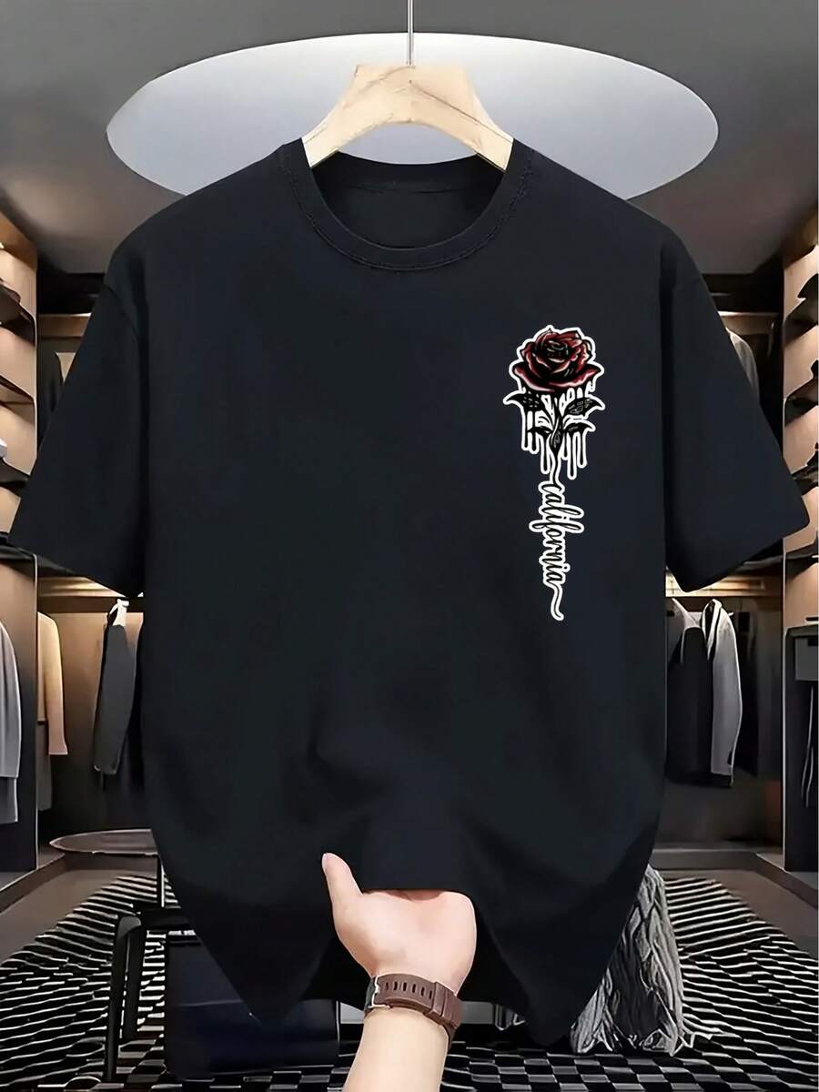 Men Outdoor Tees & Tanks - Black - View 1