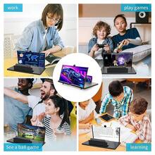 OISE ART STORE Lente Di Ingrandimento Schermo 12" 3d Per Cellulare Smartphone Guardare Video Film - - Multicolore - Visualizzare 8