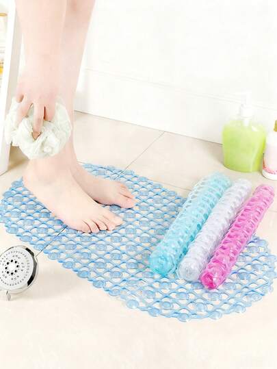 Non-Slip Suction Cup Bath Mat/Tub Mat - Compact And Durable Bathroom Safety Anti-Slip Mat, Suitable For Home Use, Bathroom Anti-Slip, Back To School Season