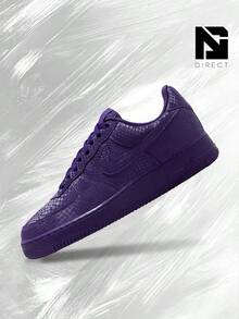 Nike Air Force 1 Low Kobe Bryant Court Purple – Men's Lifestyle Sneakers – Shoes For Man -Vintage-Spring & Summer-Inspired Running Shoes, Shock-Absorbing Comfort, Gym To Streetwear Casual Wear-Easter Gift– IB0018 500 - Court Purple/Court Purple - 查看 1