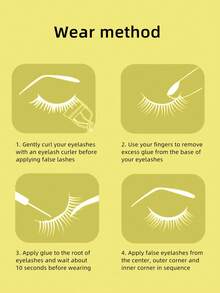 10对蓬松3D仿貂毛假睫毛，浓密丰盈猫眼款，柔软顺滑，适合睫毛稀疏的女性，适用于派对、约会、表演、角色扮演、戏剧活动等场合。 - 濃密款 - 查看 5