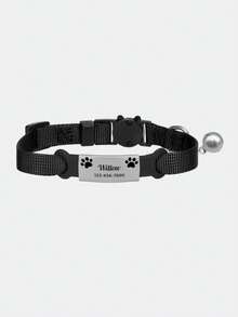 Ayotu Personalized Paw Print Cat Collar - Features A Built-In Stainless Steel Nameplate, Adjustable And Detachable Safety Buckle, Suitable For Small, Medium And Large Cats And Dogs - Multicolor - View 13
