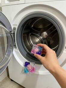 100/30/5粒装全新五合一洗衣凝珠，去污、消毒、除螨、持久留香 - 液體 - 查看 4