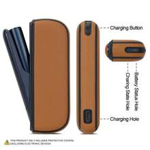 1个适用于IQOS ILUMA/ILUMAi的防摔皮套,时尚的吸烟设备外壳配件,采用荔枝纹皮革+TPU+PC材质,360度完美贴合保护,防滑防摔,为您的设备提供完整外观,彰显您的个性,是吸烟者的理想配件,适合作为情人节、圣诞节、父亲节等的礼物。 - ILUMA雨花石 - 查看 3