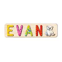 1pc Customized Name Puzzle, Personalized 3D Letter Puzzle And Wooden Name Puzzle. Ideal Gift For Baby Boys And Girls On Birthday, Christmas, Anniversary! - Stripe 2 On the Right - View 11