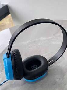 Tai nghe giáo dục cao cấp với dây cáp đan xen - Màu xanh lam - Xem 5