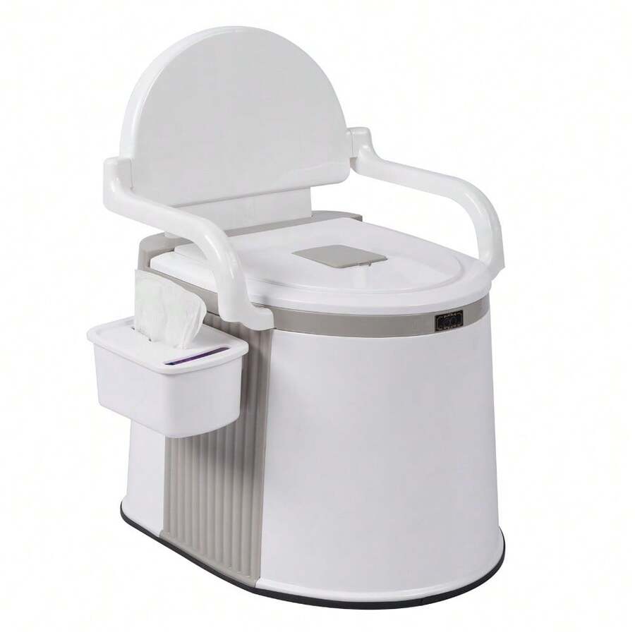 Portable Outdoor Travel Toilet Sturdy Leak-Proof Commode For Camping Hiking Fishing Backpacking Emergency Outdoor Activities Use - default - View 1