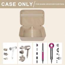 Funda para Secador de Pelo y Concentrador Shark, Bolsa de Almacenamiento para Accesorios, Compatible con Shark Flexstyle - Beis - Ver 4