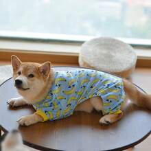 CuteBone 1件香蕉图案宠物睡衣，适合小型/中型犬，限时特价 - 彩色 - 查看 8