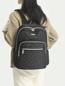Multifunctional City Backpack | Interpreting The Aesthetics Of All-Weather Commuting, Unlocking Absolute Visual Sovereignty For Daily Life, Business Travel, And Leisure. Equipped With A Comprehensive Three-Mode Matrix: The Entire Series Features A Top Handle/Adjustable Wide Thick Padded Shoulder Straps - Multicolor - View 6