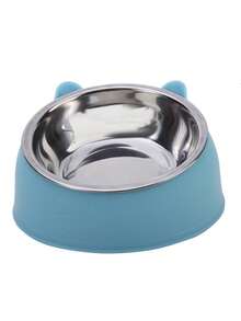 猫粮碗宠物增高防滑不锈钢支架倾斜喂食器碗日常 - 100ml - 查看 16