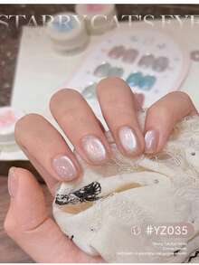 Miss Leia 6pcs15ml Spring/Summer Nail Glitter Starry Crystal Glass Bead Cat's Eye Gel Nail Polish New Aurora Opal Powder High Density Magnetic Nail Polish Popular Whitening Color Gel Varnish Beginner Nail Art UV LED Curing Soakable Semi-Permanent Suitable For Beauty Salon Nail Salon Set DIY Home Holiday Party Women's Gift Nail Art Supplies - Nhiều màu - Xem 5