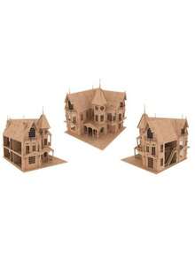 Dollhouse, Fantasy Mansion, 2 Floors - 鏽棕色 - 查看 2