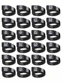 Personalisierter Herren Gürtel - Individualisierte Buchstaben/Zahlen, glänzende Legierung Schnalle, klassischer formeller & lässiger Gürtel - geeignet als Geschenk für Ehemann, Vater, Freund zum Geburtstag/Vatertag - Business, Lässig, formelle Accessoire, minimalistisches Design, hochwertige Verarbeitung - Verschiedenfarbig - Übersicht 2