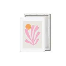 Tranh treo tường chữ hoa màu hồng kiểu Bắc Âu (1/6 tấm) – Tranh phong cách INS hiện đại cho lối vào, phòng khách và phòng ngủ, có thể mua thêm khung. - Nhiều màu - Xem 50