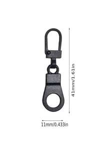 5pcs Zipper Slider Puller Instant Zipper Repair Kit Replacement ForBroken Buckle Travel Bag Suitcase Clothes Zipper Head - Multicolor - View 5