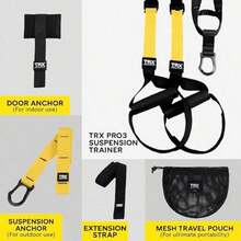 Sistema de entrenamiento en suspensión - Para atletas profenales y entrenadores - App del club de entrenamiento TRX-B031 - Negro1 - Ver 6