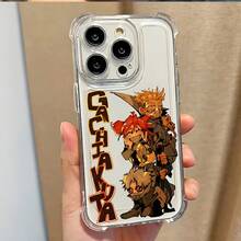 Chibi Anime Character Phone Tender Gachiakutas From Hot Comics, Suitable 17 16e 16 15 14 13 12 11 Pro X XR XSMAX 8 Plus, Transparent, Soft And Anti-Drop 17,17 Pro - 無色 - 查看 2