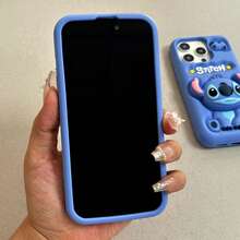 Disney Official Lilo & Stitch 3D Embossed Phone Case -Cute 3D Relief Stitch Figure, Anti-Scratch & Shockproof, Perfect For Cartoon Fans.Soft Silicone, Precise Cutouts, And Adorable Relief Design For Ultimate Protection & Style. Compatible With IPhone 17, 16, 15, 14, 13, 12, And 11 Pro Models. Made From Durable TPU Material With Shock-Absorbing Protection, It's The Perfect Gift For Family, Friends On Birthdays, Holidays, And Special Occasions. - 藍色 - 查看 8