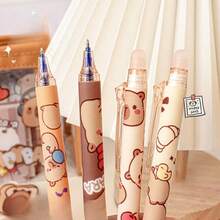Random Style Blue Erasable Gel Pen, High-Quality Cartoon ST Erasable Pen For Students - Rectangle - View 6