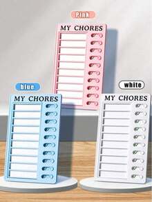 1pc Removable Reusable Portable To-Do List Board, DIY Message Family Travel Plan Reminder, Daily Work Plan Task Checklist, Fitness Exercise, Timely Task Notebook - Rectangle - View 4