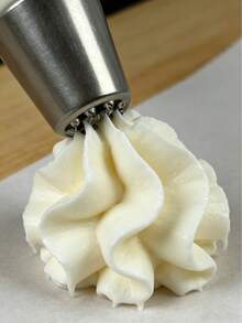 3pcs Grass Piping Nozzles, Suitable For Baking Tools - Silver - View 5