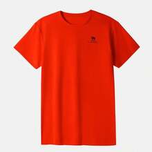 CAMEL CROWN Men's Outdoor Quick-Dry T-Shirt, Lightweight Breathable Moisture-Wicking Cooling Sun Protection Round Neck Short Sleeve T-Shirt, Summer - Red Flame Orange - View 2