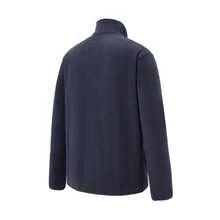 Adidas 阿迪達斯外套男女同款新款立領上衣運動抓絨夾克 - 藏蓝色 - 查看 2