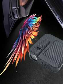 Bộ 2/4 đèn trang trí xe hơi hình cánh thiên thần, giúp xe bạn thêm phần lung linh, nhiều kiểu dáng khác nhau (không chỉ giới hạn ở hình cánh thiên thần), đèn chiếu cửa cắm là dùng ngay, đèn cảm biến thông minh hình tròn ma thuật cánh thiên thần và trái tim, không cần đấu dây để bật đèn chào mừng, đèn chiếu cửa từ tính họa tiết sợi carbon, đèn sàn LOGO (không bao gồm pin), món quà hoàn hảo cho bạn trai, bố, bạn bè, quà tặng ngày Valentine. - Nhiều màu - Xem 12