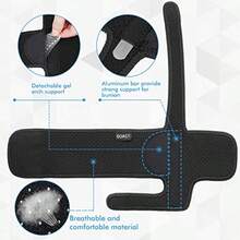 DOACT ortesis de allux valgus Soporte  Gel Férula de Noce y día Alisador de Dedo Gordo para Mueres y ores allux Valgusida de Martillo superpuesta Alio  Dolor - como en la foto - Ver 3