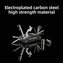 New Multi-Functional Folding Screwdriver Set, Wrench, Hex Wrench Combination, Multi-Purpose Wrench - Black - View 1