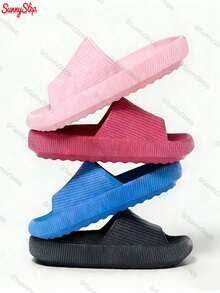 Women Flat Sandals - 黑色 - 查看 2
