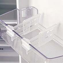 8/4/2 piezas Organizador ajustable y expandible para refrigerador, estante divisor para almacenamiento de bebidas, condimentos y suministros de cocina - Multicolor - Ver 7