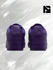 Nike Air Force 1 Low Kobe Bryant Court Purple – Men's Lifestyle Sneakers – Shoes For Man -Vintage-Spring & Summer-Inspired Running Shoes, Shock-Absorbing Comfort, Gym To Streetwear Casual Wear-Easter Gift– IB0018 500 - Court Purple/Court Purple - 查看 4